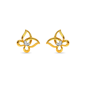 Buy Starlet Gold Earring ERDZL30254 for Kids Online | Malabar Gold &  Diamonds